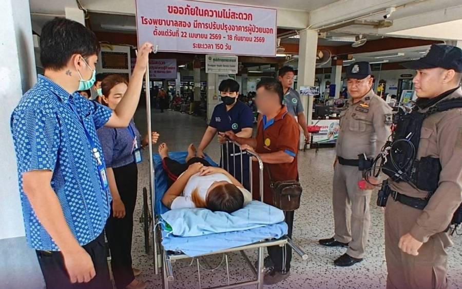 สายตรวจและฝ่ายปกครองนำผู้ป่วยจิตเวชส่งโรงพยาบาลสอง